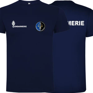 French Gendarmerie Judicial Police Officer T-Shirt Short Sleeve Casual 100% Cotton O-Neck Summer Mens T-shirt Size S-3XL