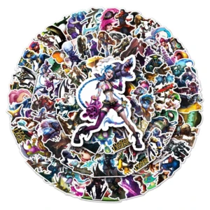 50/100Pcs Hot Game League of Legends Stickers For Refrigerator Car Helmet DIY Gift Box Bicycle Guitar Notebook Skate