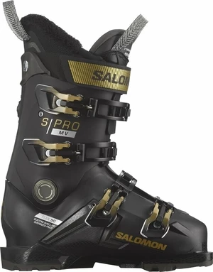 Salomon S/Pro MV 90 W GW Black/Gold Met./Beluga 26/26,5 Sjezdové boty