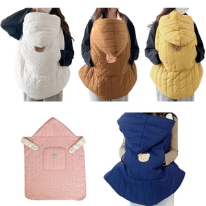 Stroller Winter Swaddle Blanket Wrap Sleeping Bag for Baby Breathable Outerwear Cloak Blanket Toddler Warm Bedding Quilt