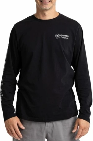 Adventer & fishing Maglietta Long Sleeve Shirt Black L