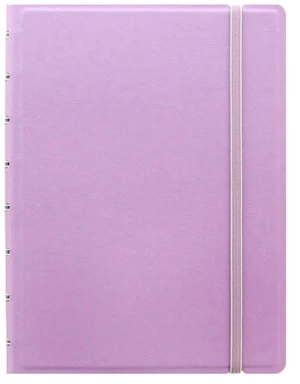 FILOFAX Notebook Pastel A5 fialová