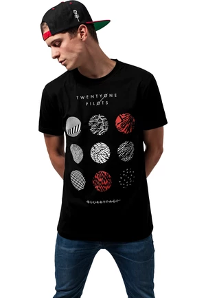 Twenty One Pilots Pattern Circles T-Shirt Black