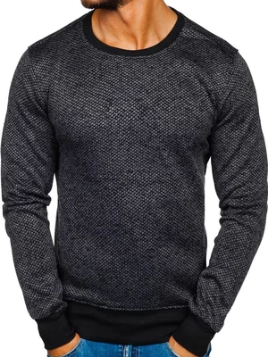 Men's hooded sweatshirt 2001-3 - dark grey,