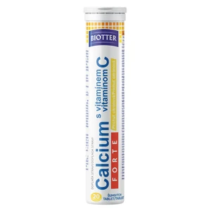 BIOTTER Calcium FORTE s vitamínem C citrón tablety 20 ks