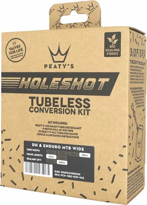 Peaty's Holeshot Tubeless Conversion Kit 120 ml 35 mm 42.0 Set de reparación de bicicletas