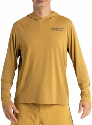 Adventer & fishing Sweat à capuche Functional Hooded UV T-shirt Sand XL