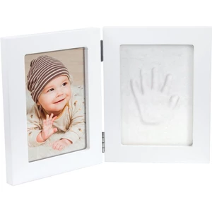 Happy Hands Double Frame Small sada na odtlačok bábätka White 10 cm x 15 cm + 13 cm x 17 cm 1 ks