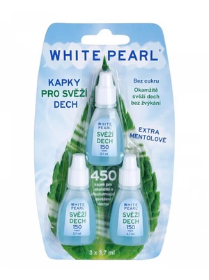White Pearl Kapky pro svěží dech 3 x 3.7 ml