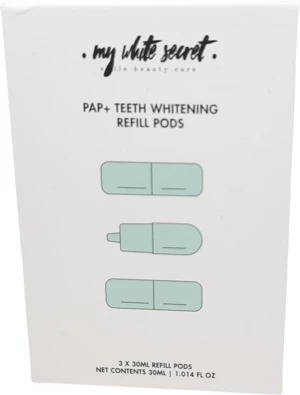 My White Secret náhradní gely pro PAP+ bělící sadu na zuby
