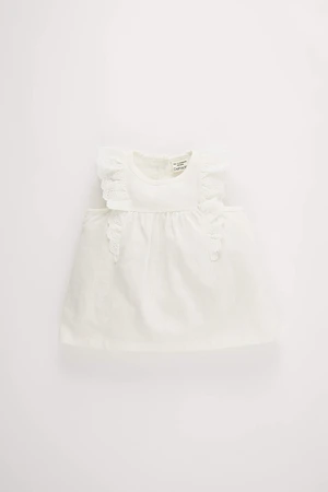 DEFACTO Baby Girl Poplin Short Sleeve Shirt
