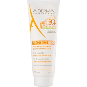 A-Derma Protect Kids ochranné opalovací mléko pro děti SPF 50+ 250 ml