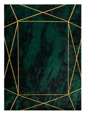 Kusový koberec Emerald 1022 green and gold-240x330