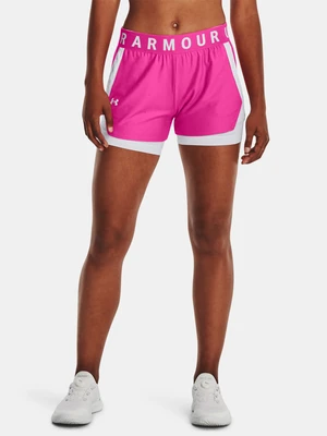 Under Armour Shorts Play Up 2-in-1 Shorts-PNK - Women