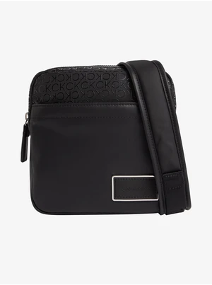 Black Men's Patterned Crossbody Bag Calvin Klein - Men