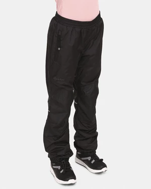 Čierne detské outdoorové nohavice Kilpi JORDY