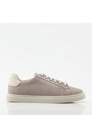Hotiç Beige Women's Sports Shoes From Genuine Leather