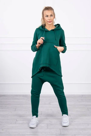 Set with trousers Baggy dark green