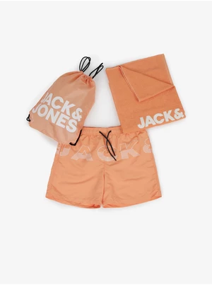 Pantaloncini da bagno da uomo Jack & Jones Towel & Backpack Set