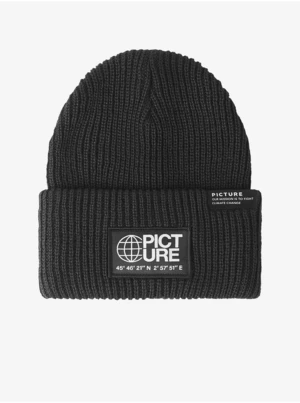 Black Ribbed Winter Cap Picture - Mens