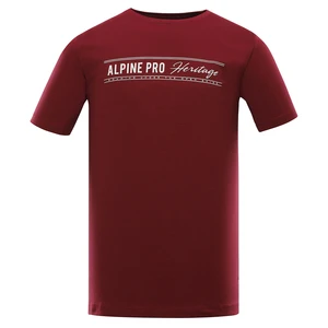 Men's cotton T-shirt ALPINE PRO ZIMIW pomegranate variant pe