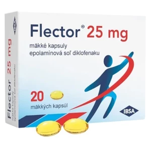 FLECTOR EP 25 mg mäkké kapsuly 20 kusov