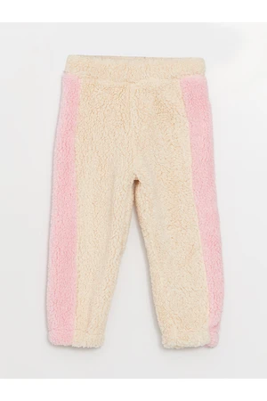 LC Waikiki Elastic Waist Plush Baby Girl Tracksuit Bottom