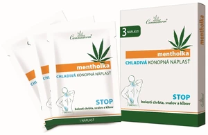 Cannaderm mentholka Chladivá konopná náplasť 3 ks