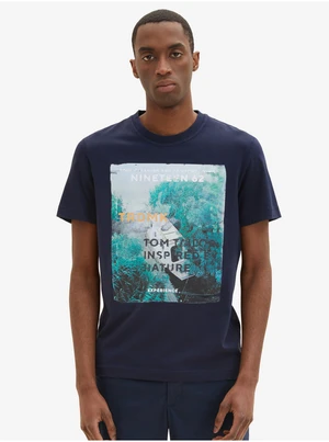 Dark blue men's T-Shirt Tom Tailor - Men