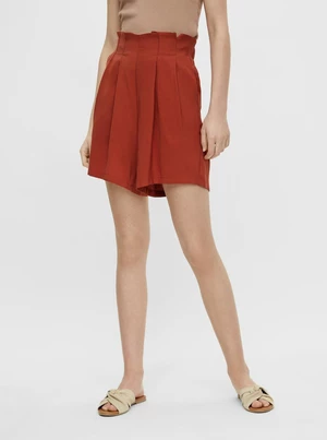 Brown Shorts with Pockets Pieces Lynwen - Women