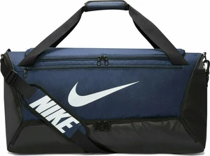 Nike Brasilia 9.5 Duffel Bag Midnight Navy/Black/White 60 L Sportovní taška