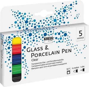 Kreul Glass & Porcelain Pen Clear Set