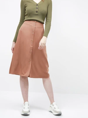 Brown skirt VILA Morose - Women