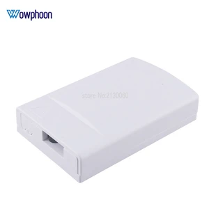 SC Duplex FTTH Desktop Box ABS Material Desktop Terminal Panel Fiber Optic Terminal Box, 1 Port