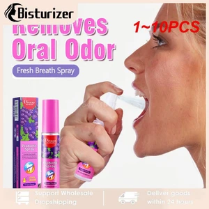 1~10PCS Spray Mouthwash Net Taste Small Oral Cleaning Skin Management Oral Freshener Boxed Portable Mouth Spray Gargle Spray