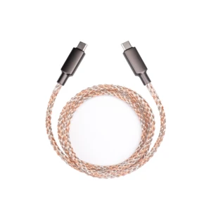 Fast Charging RGB Breathing Luminous Gradient Light Data Cable 6A 66W TYPE-C Charger for