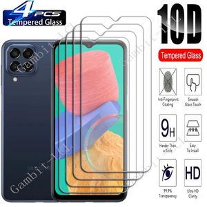 4PCS For Samsung Galaxy M33 5G 6.6" Screen Protective Tempered Glass On GalaxyM33 M 33 SM-M336B M336 Protection Cover Film