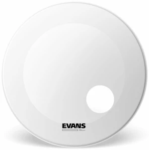 Evans BD24RGCW EQ3 Coated White 24" Blanc Peaux de résonance