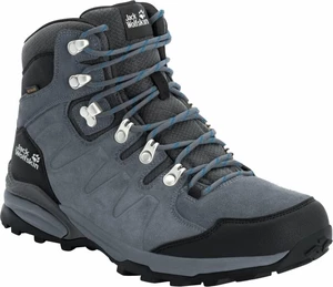 Jack Wolfskin Refugio Texapore Mid Grey/Black 40,5 Pantofi trekking de bărbați