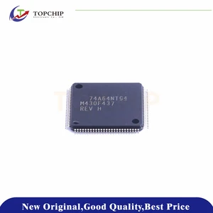 1Pcs New Original MSP430F437IPZ MSP430F437IPZR M430F437 MSP430 1.8V~3.6V 8MHz 48 32KB LQFP-100(14x14) Microcontroller Units