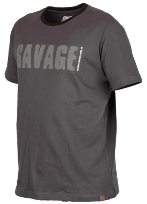 Savage Gear triko Simply Savage Tee - šedé S
