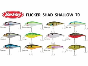 Berkley wobler Flicker Shad 7 Pearl White