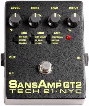 Tech 21 SansAmp GT2 Gitarový efekt