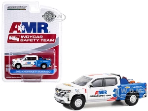 2022 Chevrolet Silverado Pickup Truck 1 "2022 NTT IndyCar Series AMR IndyCar Safety Team" with Safety Equipment in Truck Bed "Hobby Exclusive" Series