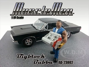 Musclemen Bigblock Bubba Figure for 118 Diecast Car Models by American Diorama