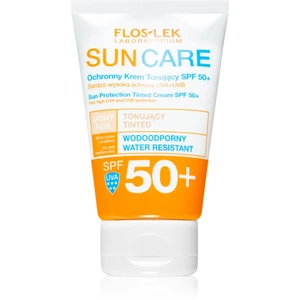 FlosLek Laboratorium Sun Care Derma tónovací krém pro suchou až citlivou pleť SPF 50+ 50 ml