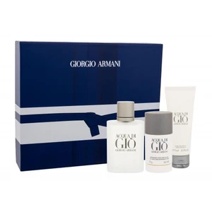 Giorgio Armani Acqua di Giò Pour Homme darčeková kazeta toaletná voda 100 ml + deostick 75 g + balzam po holení 75 ml pre mužov