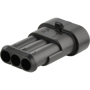 TE Connectivity zástrčkový konektor na kábel AMP-Superseal 1.5mm Series Počet pólov 3 Raster (rozteč): 6 mm 282105-1 1 k