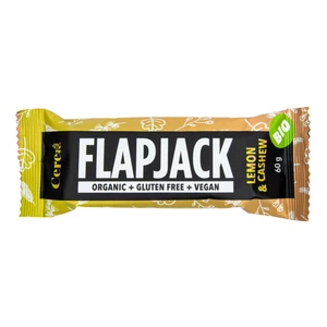 Flapjack bezlepkový kešu a citrón 60 g BIO   CEREA