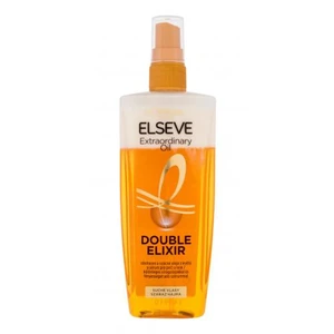 L´Oréal Paris Elseve Extraordinary Oil Double Elixir 200 ml bezoplachová starostlivosť pre ženy na poškodené vlasy; na šedivé vlasy